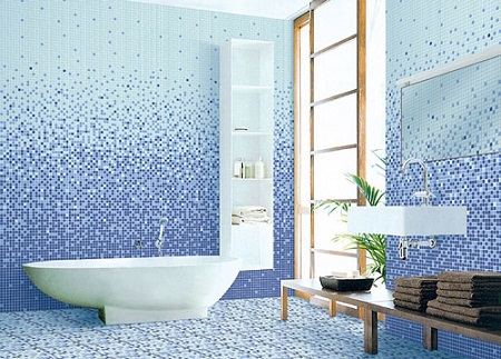 gạch mosaic ốp phòng tắm