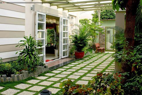 Cách dùng gạch lát sân vườn Hiệu quả đem lại sự khác biệt vượt trội