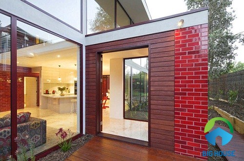 gạch ốp mặt tiền nhà cấp 4