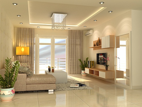 cách phối màu sơn và gạch lát nền 3