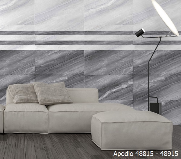 Gạch vân đá 40x80 kết hợp 2 màu trắng xám cho phòng khách hiện đại và nổi bật Gạch vân đá 40x80 kết hợp 2 màu trắng xám cho phòng khách hiện đại và nổi bật