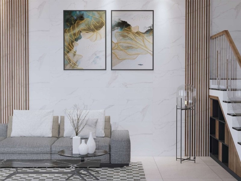 Đặc điểm và các mẫu gạch ốp tường phòng khách 30×60 phổ biến