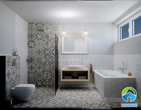 Cách chọn gạch bông nhà vệ sinh Đảm bảo Bền, Đẹp